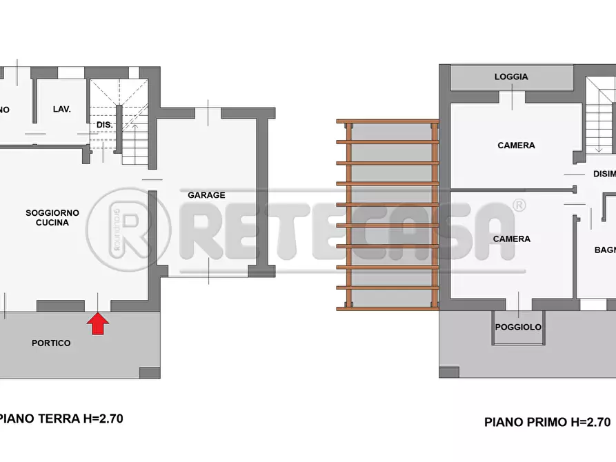 Immagine 21 di Villetta a schiera in vendita  in Via Villarappa 88 a Santa Giustina In Colle