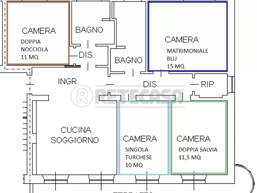 Immagine 36 di Stanza singola in affitto  in via A. Sandri 3 a Vicenza