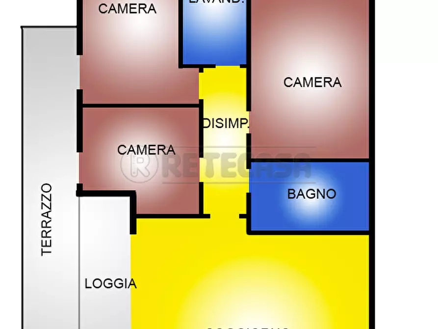 Immagine 1 di Trilocale in vendita  a Camposampiero
