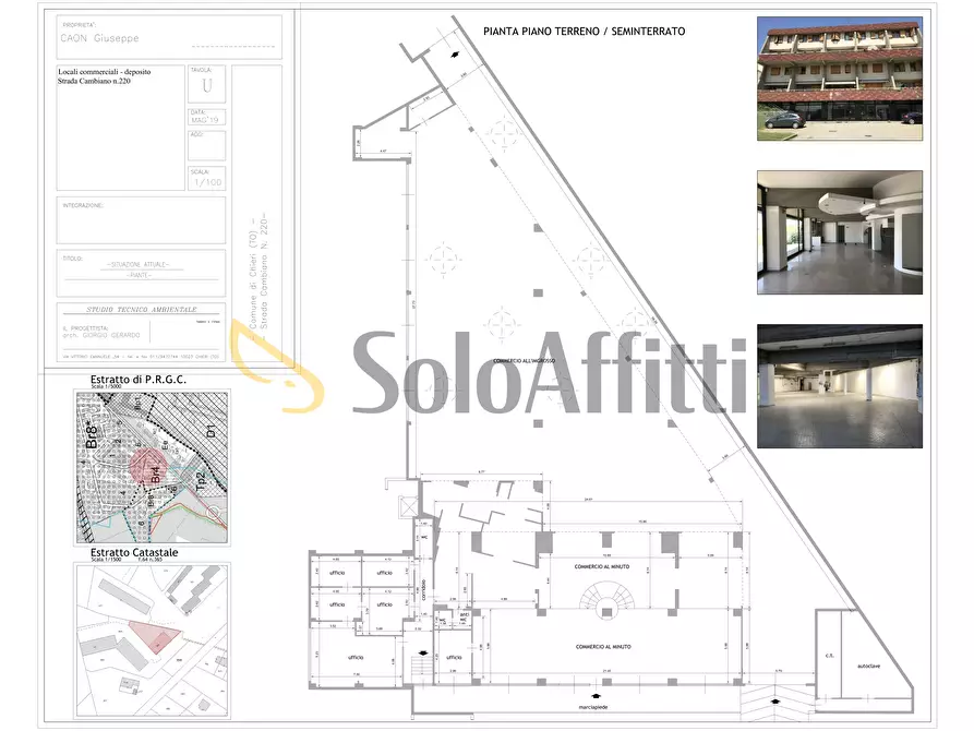 Immagine 2 di Magazzino in affitto  in Strada Cambiano 220 a Chieri