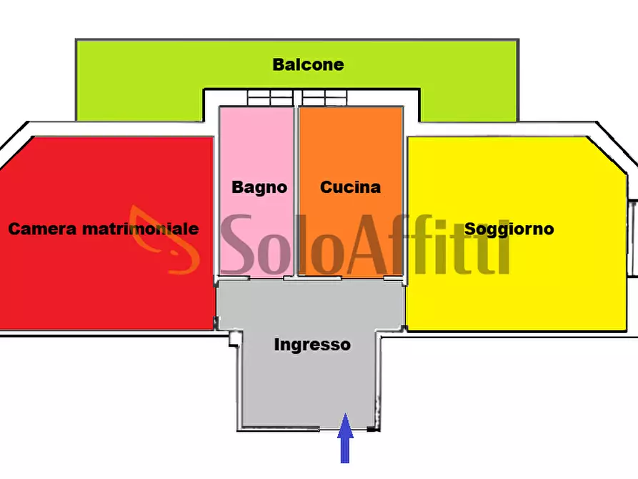 Immagine 17 di Bilocale in affitto  in Via Lorenzo Vidaschi 31 a Roma