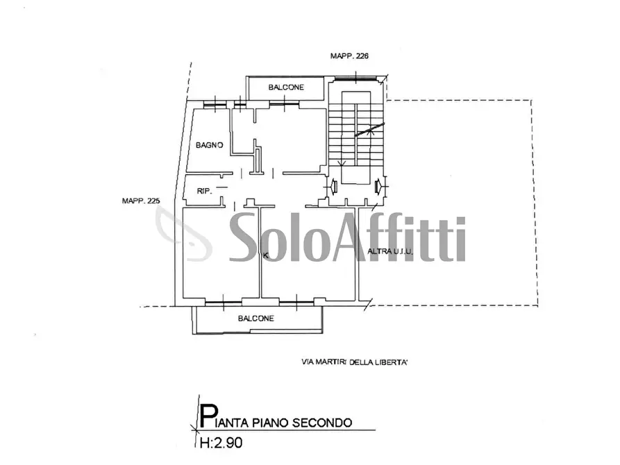 Immagine 26 di Trilocale in affitto  in Via Martiri della Libertà 472 a San Remo