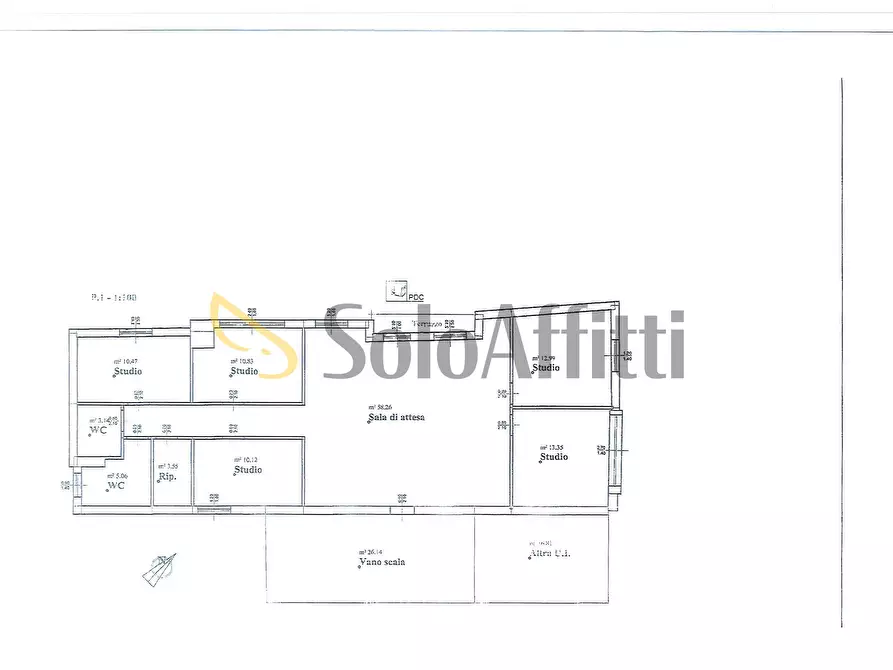 Immagine 15 di Ufficio in affitto  in Corso Vecchio a Terni