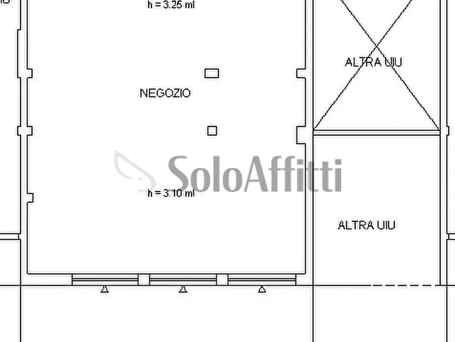 Immagine 1 di Locale commerciale in affitto  in Via Candido Queirolo 17 a Taggia