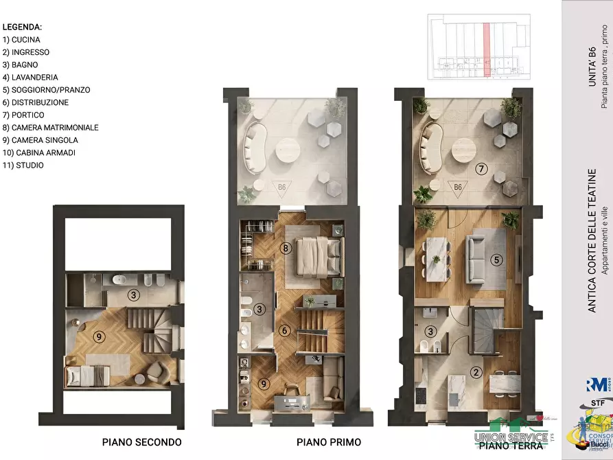 Immagine 6 di Porzione di casa in vendita  in Strada Consortile 11 a Collecchio