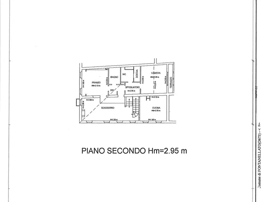 Immagine 44 di Trilocale in affitto  in Piazza Pincolini a Fontanellato