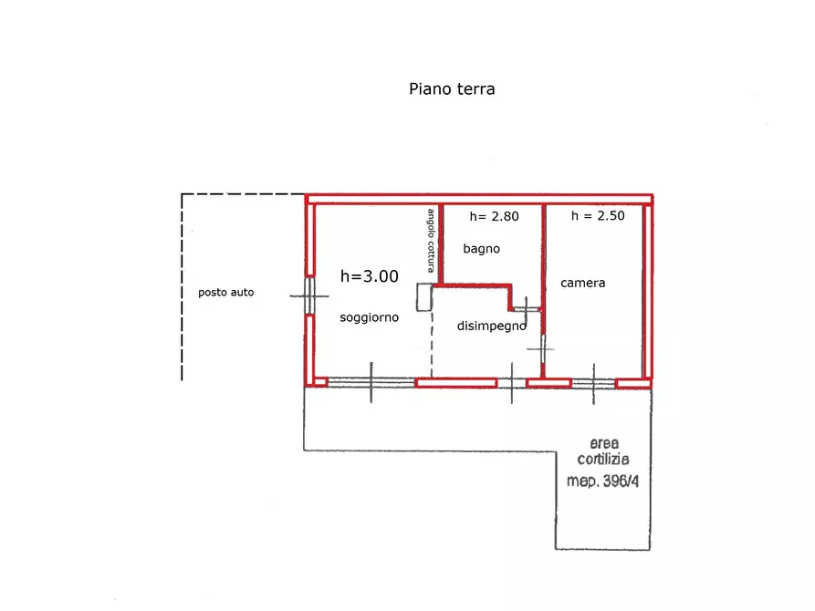 Immagine 26 di Bilocale in vendita  in Strada Manara 4 a Parma