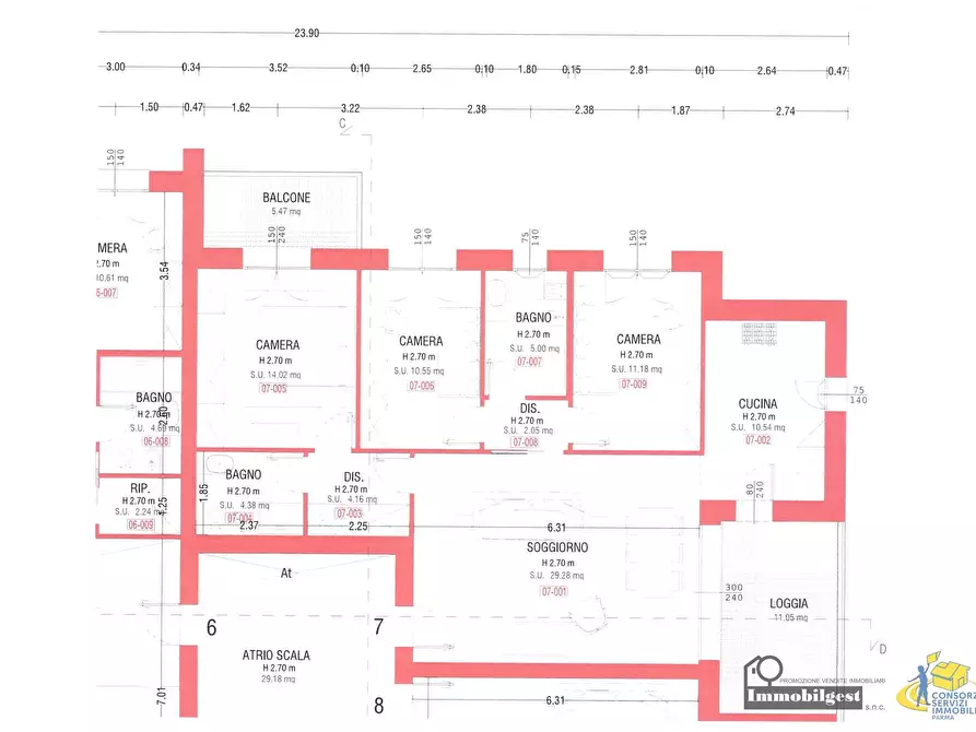 Immagine 1 di Quadrilocale in vendita  in Via Nicola Calipari a Parma