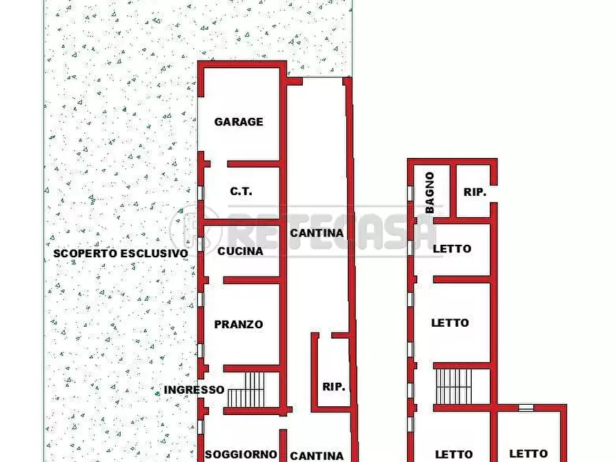 Immagine 25 di Casa indipendente in vendita  a Ficarolo