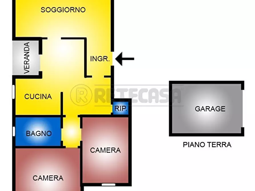 Immagine 21 di Bilocale in vendita  in via einaudi a Vicenza