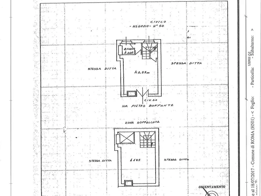 Immagine 13 di Locale commerciale in affitto  in via Pietro Bonfante 50 a Roma