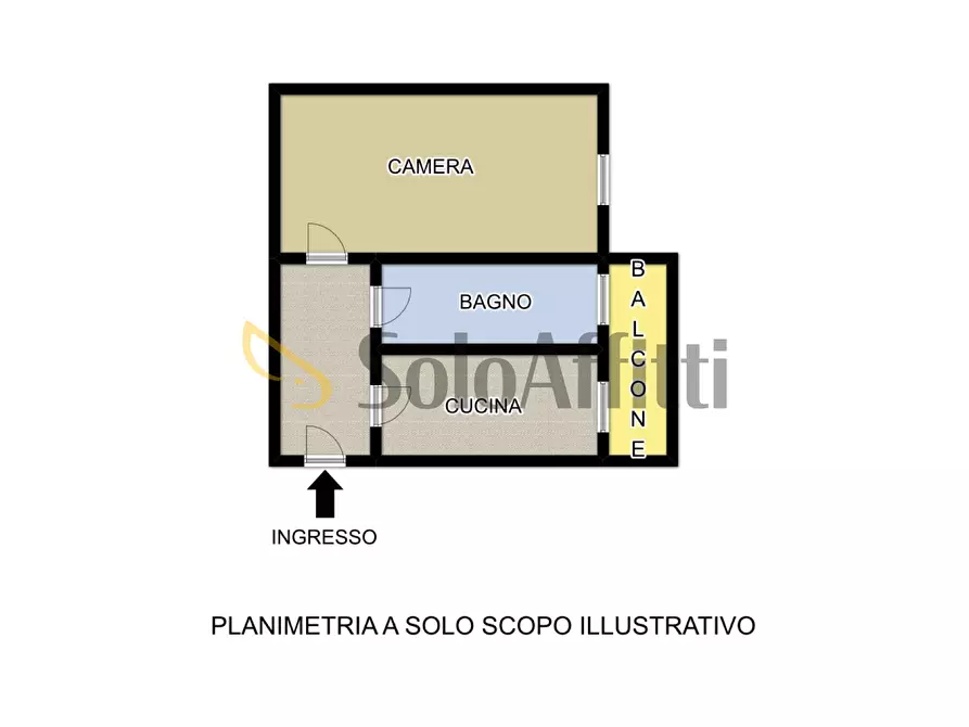Immagine 12 di Bilocale in affitto  in PIAZZA DELLA STAZIONE a Pavia