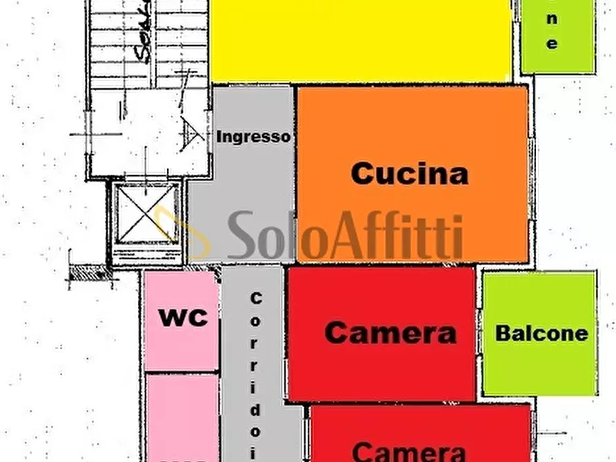 Immagine 46 di Quadrilocale in affitto  in Via Quirino Majorana 171 a Roma