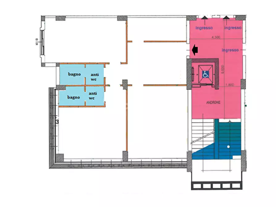Immagine 14 di Ufficio in affitto  a Catanzaro