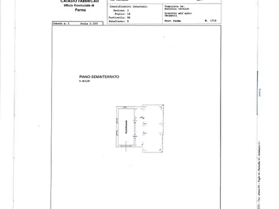 Immagine 55 di Trilocale in vendita  in Via Volturno 104 a Parma