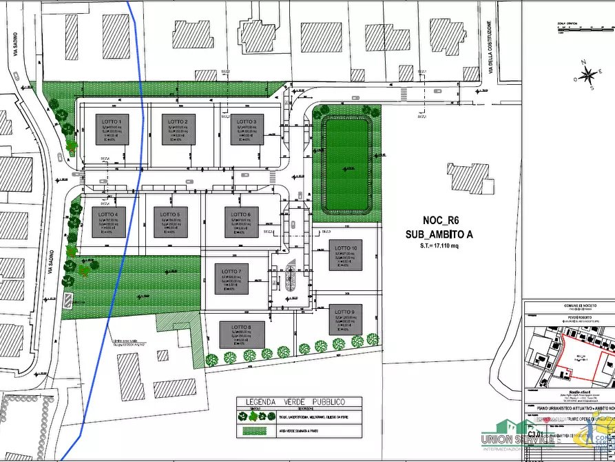 Immagine 3 di Terreno edificabile in vendita  in Via Sadino 17 a Noceto