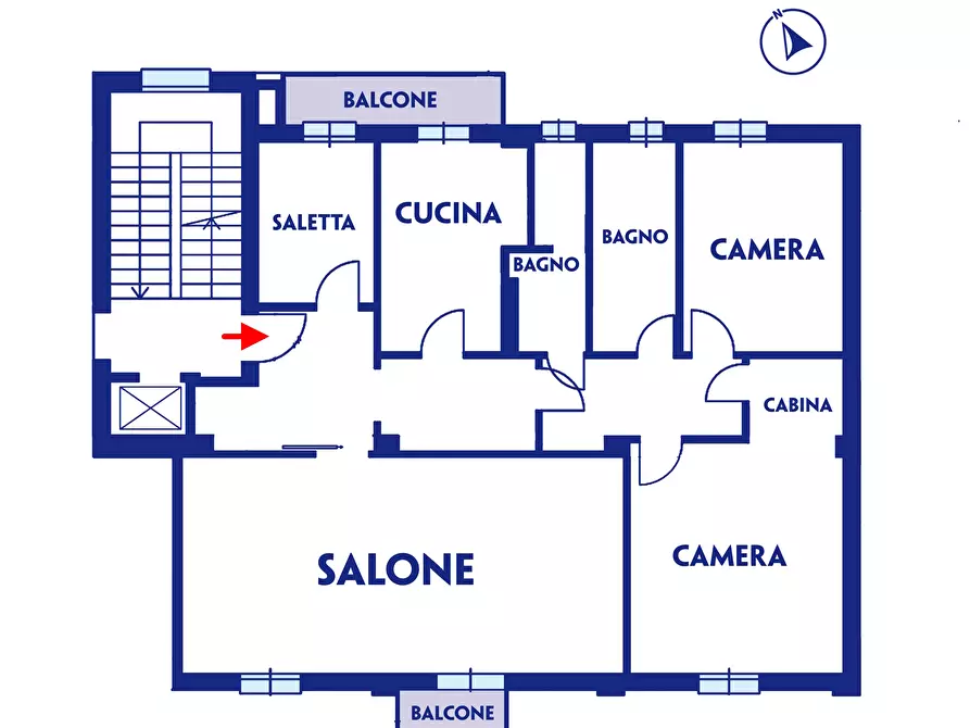 Immagine 17 di Pentalocale in vendita  in Via Del Borgo di San Pietro a Bologna