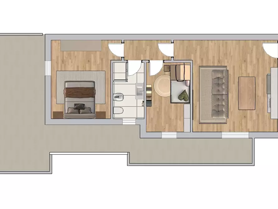 Immagine 15 di Appartamento in vendita  a Decimomannu