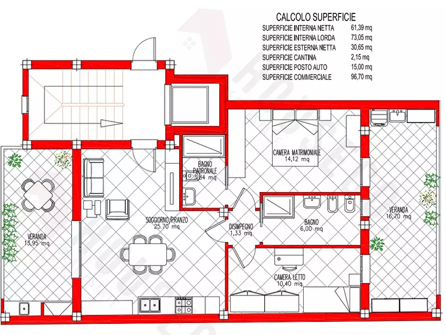 Immagine 11 di Appartamento in vendita  a Quartu Sant'elena