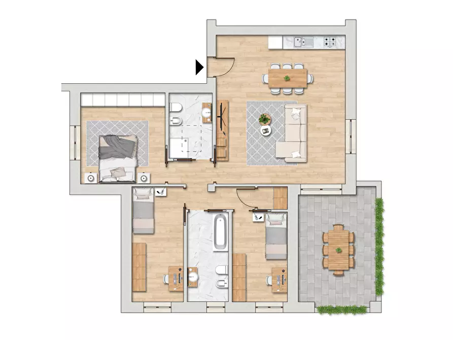 Immagine 1 di Appartamento in vendita  in Via Calzolara a Valsamoggia