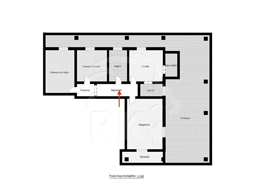 Immagine 30 di Quadrilocale in vendita  in Via Ferruccio Magnani 4 a Bologna