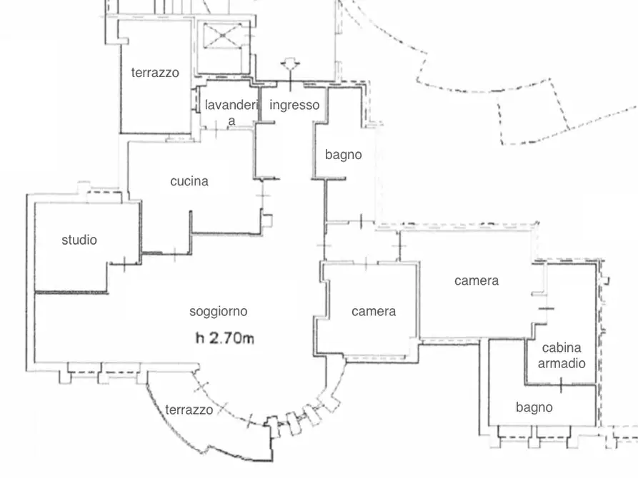 Immagine 38 di Attico in vendita  in Via Solferino snc a Novara