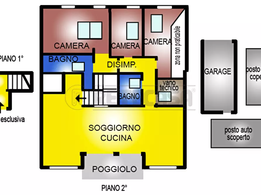 Immagine 41 di Attico in vendita  in Via F. Magellano a Creazzo