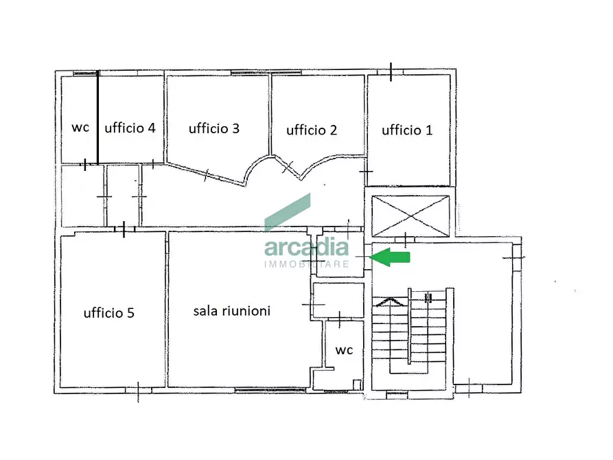 Immagine 27 di Ufficio in vendita  in Via Papa Giovanni Paolo I' 10/E a Bari