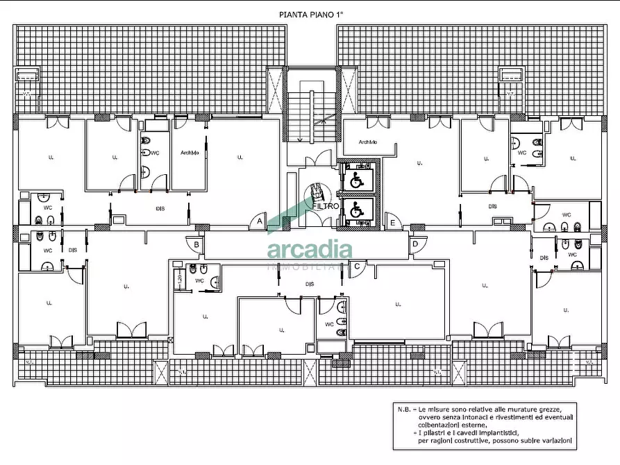 Immagine 8 di Ufficio in vendita  in Via Orfeo Mazzitelli 45 a Bari