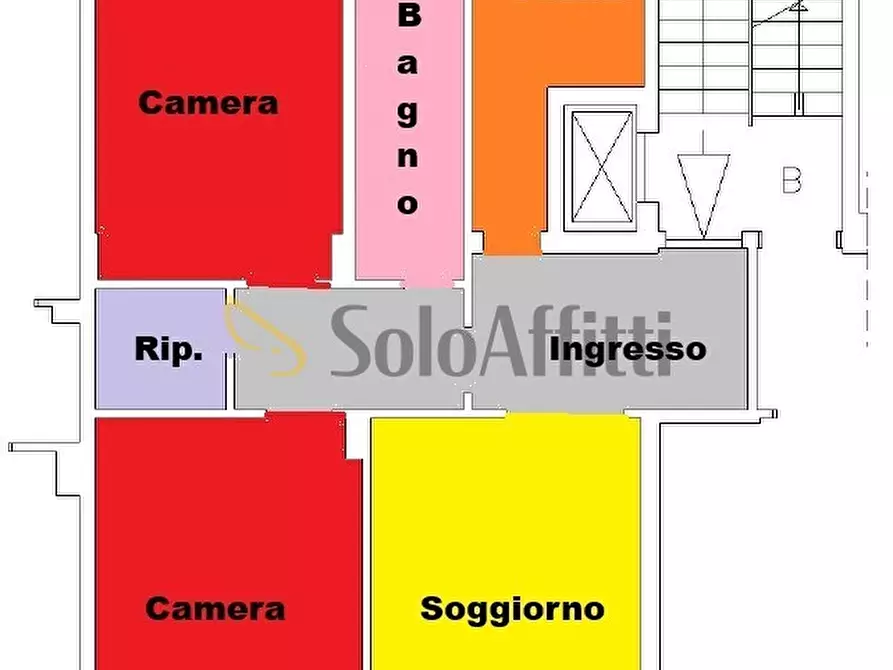 Immagine 26 di Trilocale in affitto  in Via Giuseppe Veronese 50 a Roma
