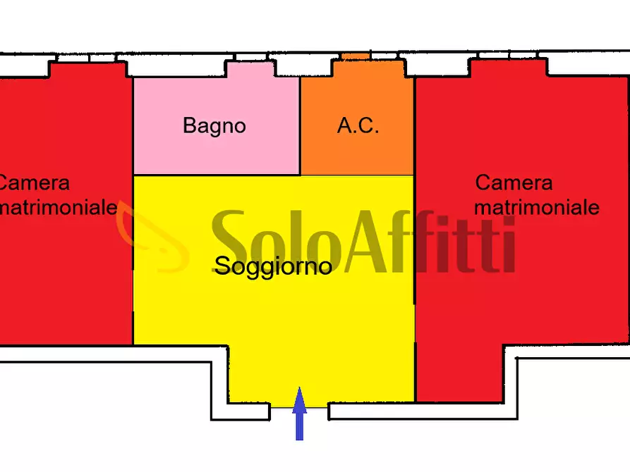 Immagine 18 di Trilocale in affitto  in Via dei Brusati 30 a Roma