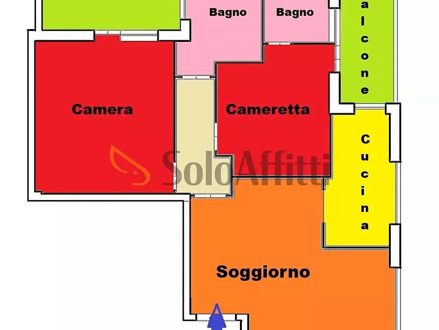 Immagine 42 di Trilocale in affitto  in Viale dei Colli Portuensi 235 a Roma