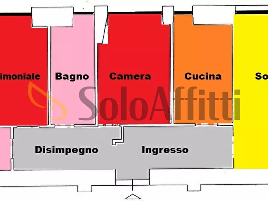 Immagine 27 di Trilocale in affitto  in via Pomezia a Roma