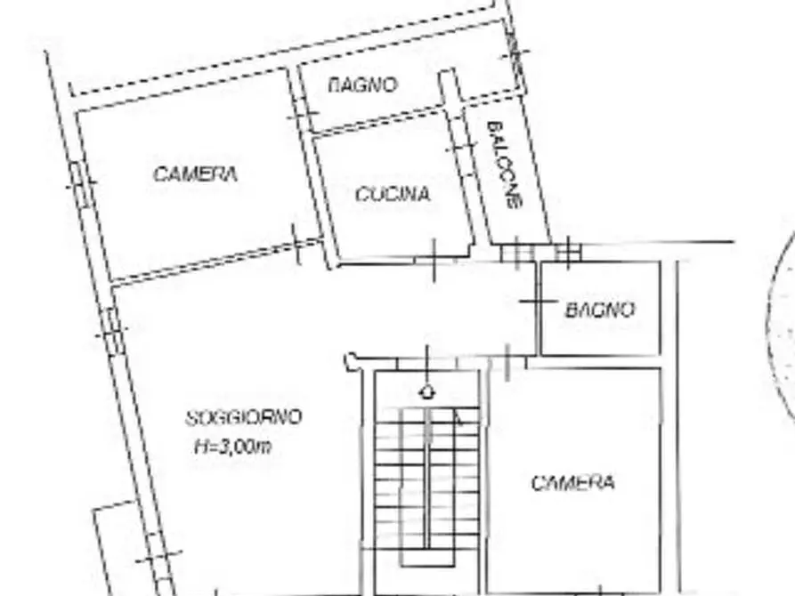 Immagine 28 di Trilocale in vendita  in Borgo San Giuseppe 46 a Parma