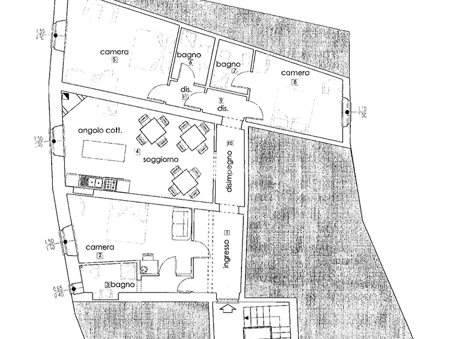 Immagine 21 di Appartamento in vendita  in Via Fillungo 113 a Lucca