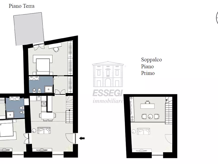 Immagine 1 di Appartamento in vendita  in Vicolo Tommasi 2 a Lucca