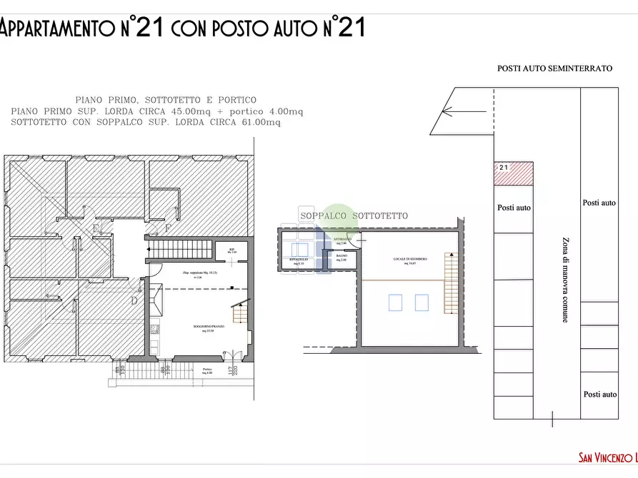 Immagine 2 di Trilocale in vendita  in Via Aurelia Sud 88 a San Vincenzo