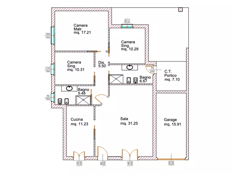 Immagine 2 di Casa semindipendente in vendita  in via Sesia sn a Caltignaga