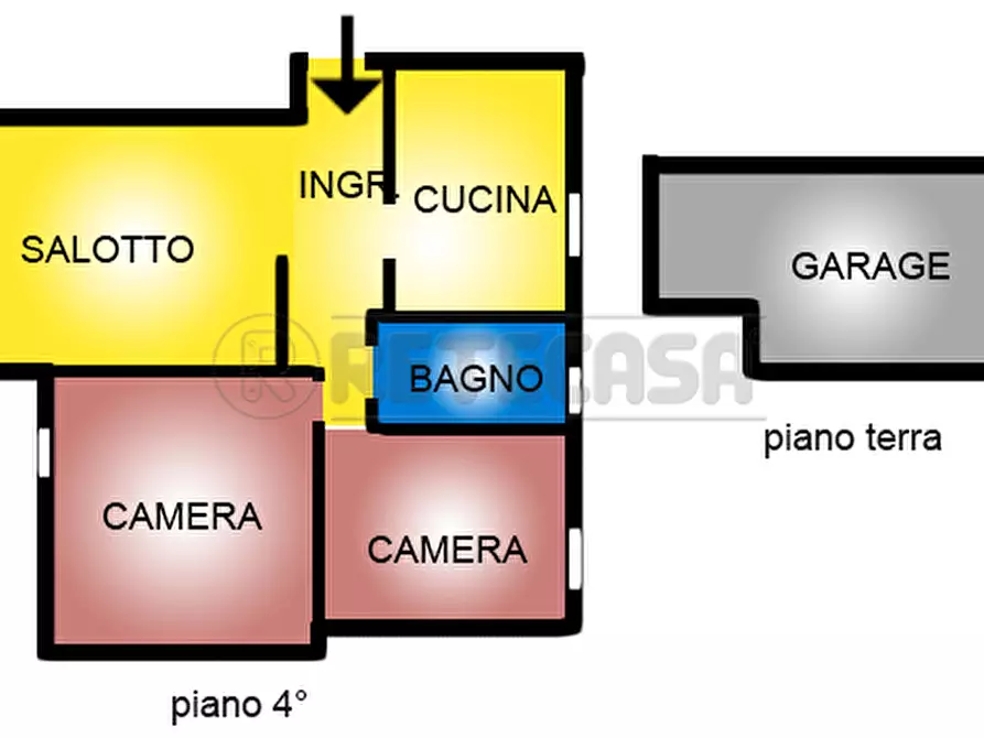Immagine 16 di Bilocale in vendita  a Vicenza