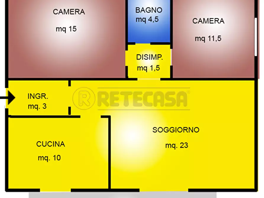 Immagine 46 di Bilocale in vendita  in Via Valerio Belli 39 a Vicenza