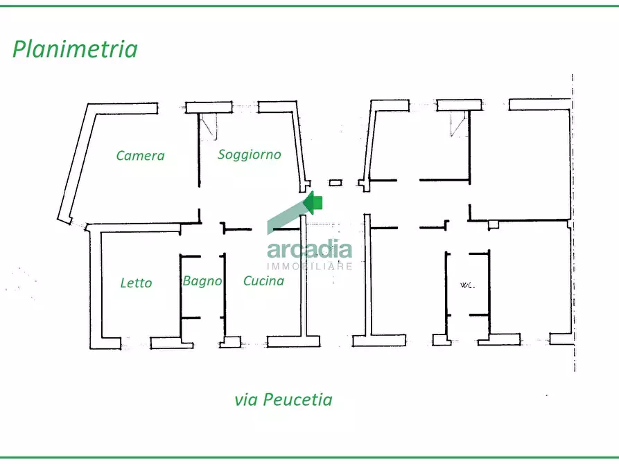 Immagine 20 di Trilocale in vendita  in Via Peucetia 72 a Bari