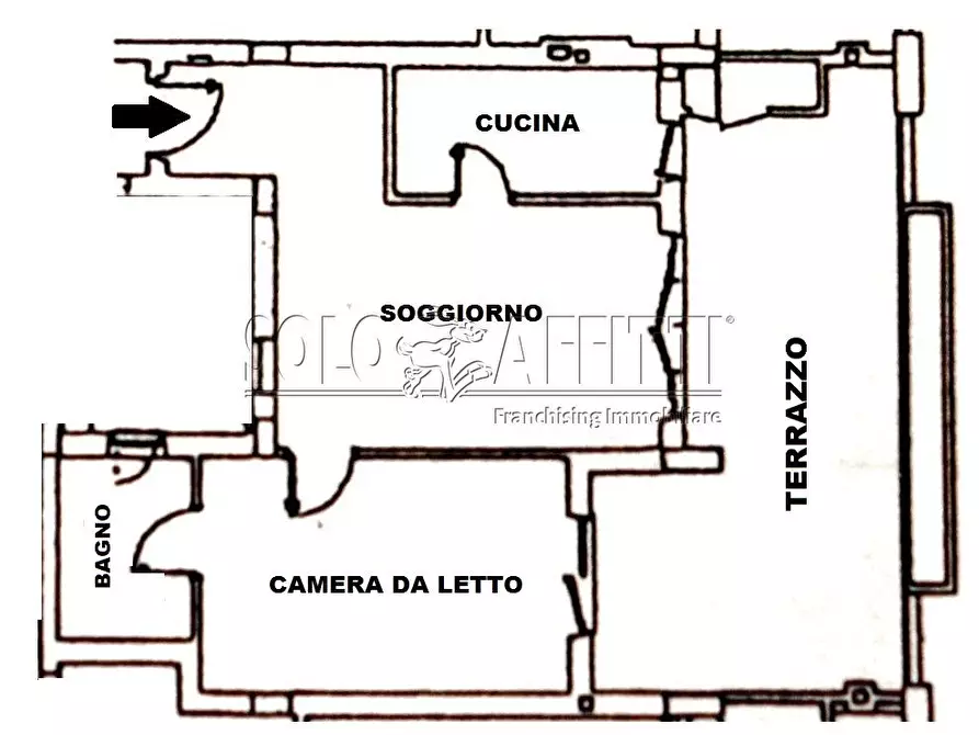 Immagine 16 di Bilocale in affitto  in Via Baldassarre Peruzzi a Fiumicino