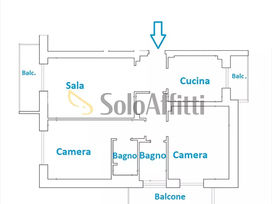 Immagine 25 di Trilocale in affitto  in Via Capo Miseno 6 a Roma