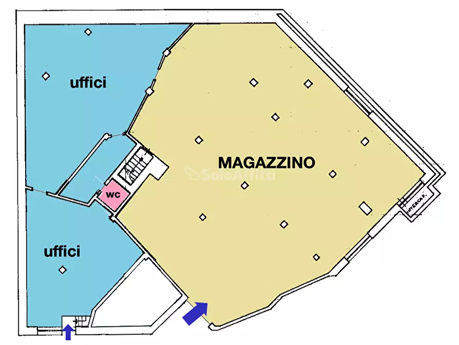 Immagine 22 di Magazzino in affitto  in via degli Estensi 191 a Roma