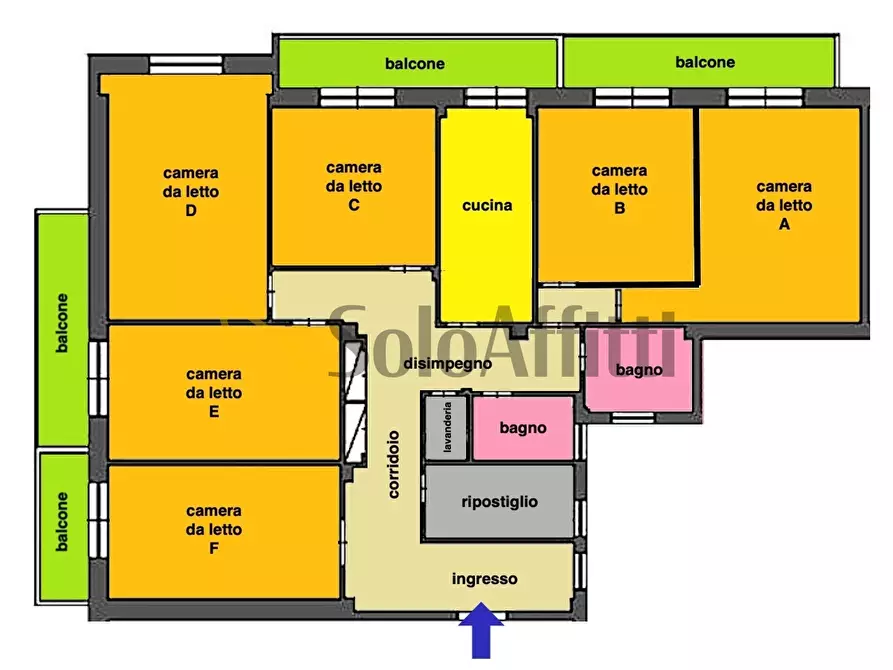 Immagine 17 di Stanza singola in affitto  in via Edoardo Jenner 45 a Roma