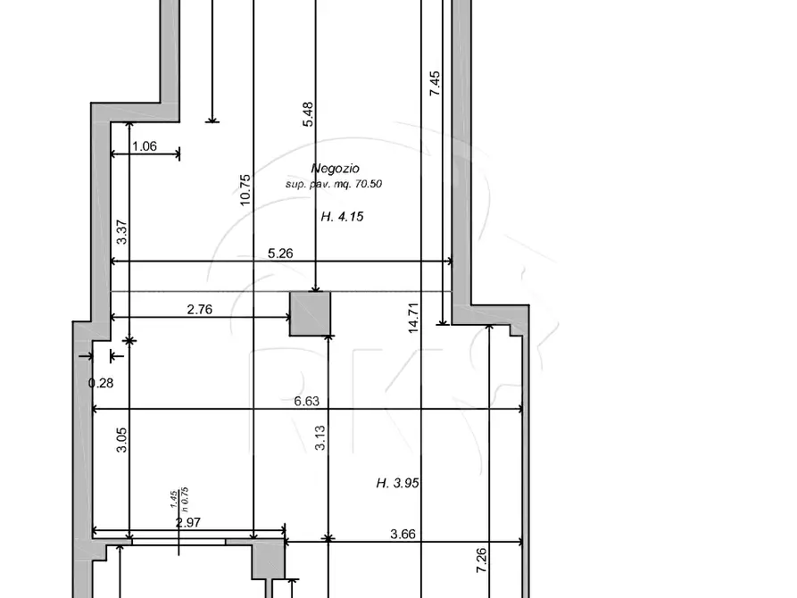 Immagine 38 di Locale commerciale in affitto  in Via Riva di Reno 56 a Bologna