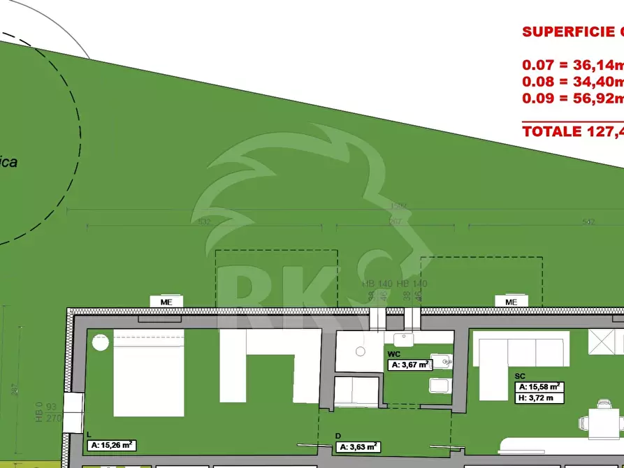 Immagine 3 di Bilocale in vendita  in via Castiglione 91 a Bologna