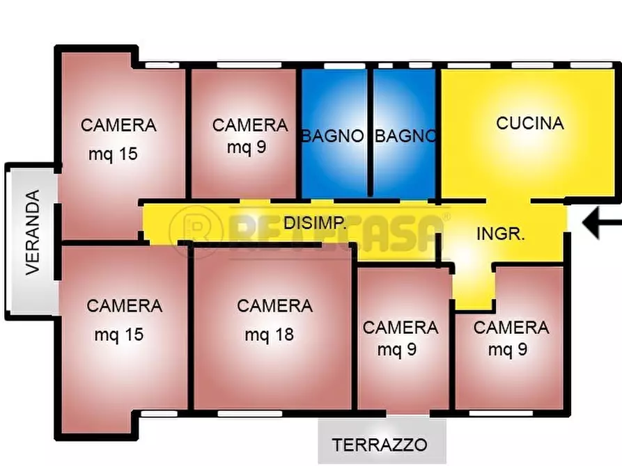 Immagine 13 di Stanza singola in affitto  in Via Alessandro Malaspina 12 a Vicenza