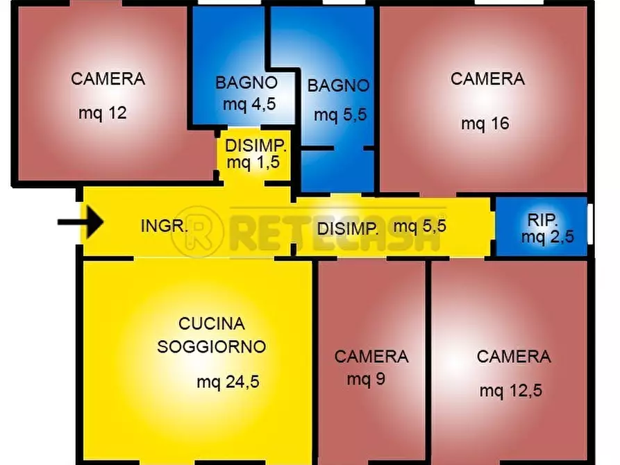 Immagine 37 di Stanza singola in affitto  in via A. Sandri 3 a Vicenza
