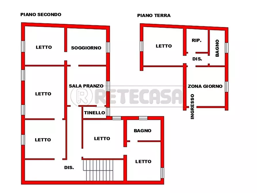 Immagine 13 di Appartamento in vendita  a Bondeno